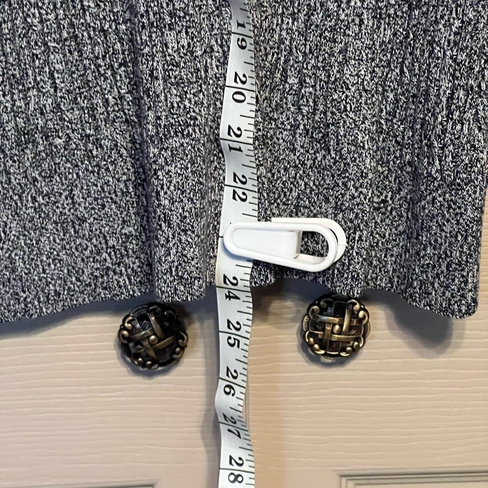 Croft & Barrow Heather Gray Turtleneck Sweater - Picture 6 of 8